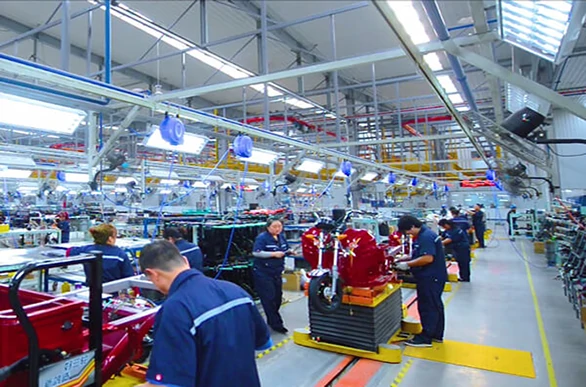 6 production assembly lines